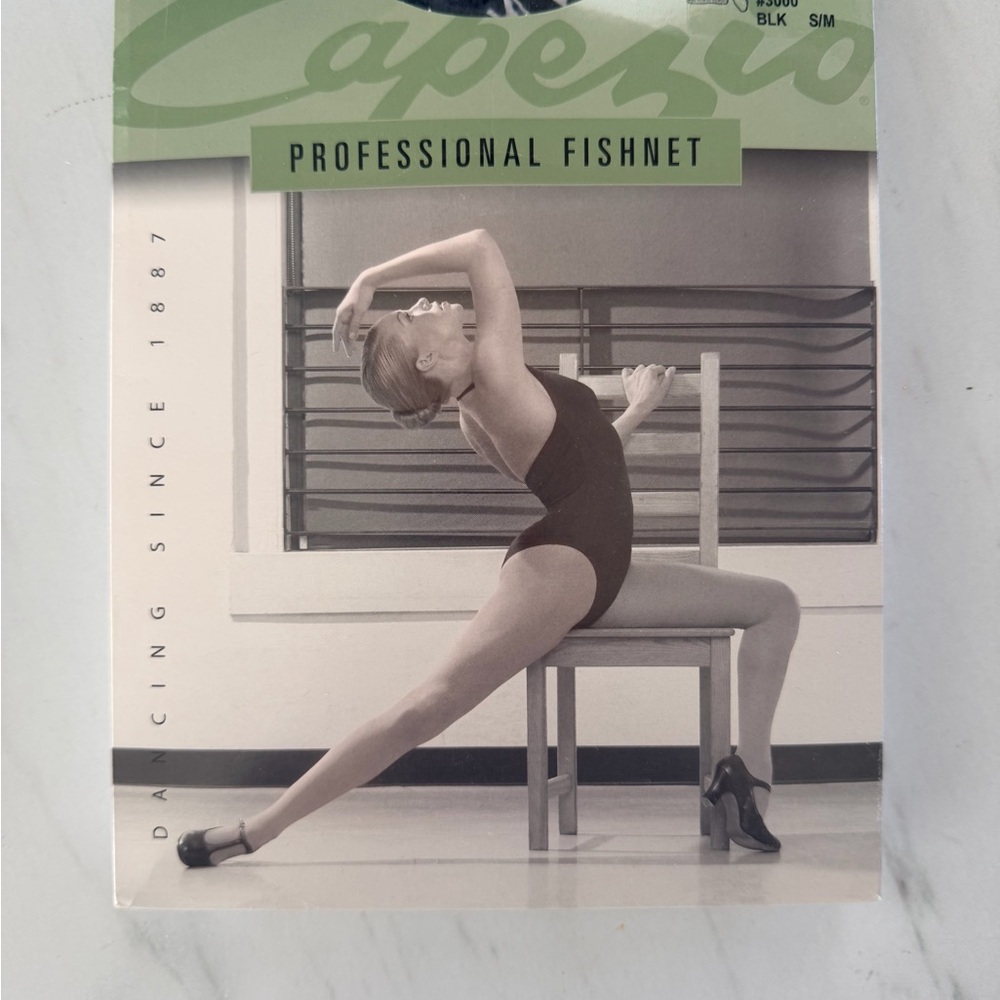 Capezio Black Professional Fishnet Shapewear
